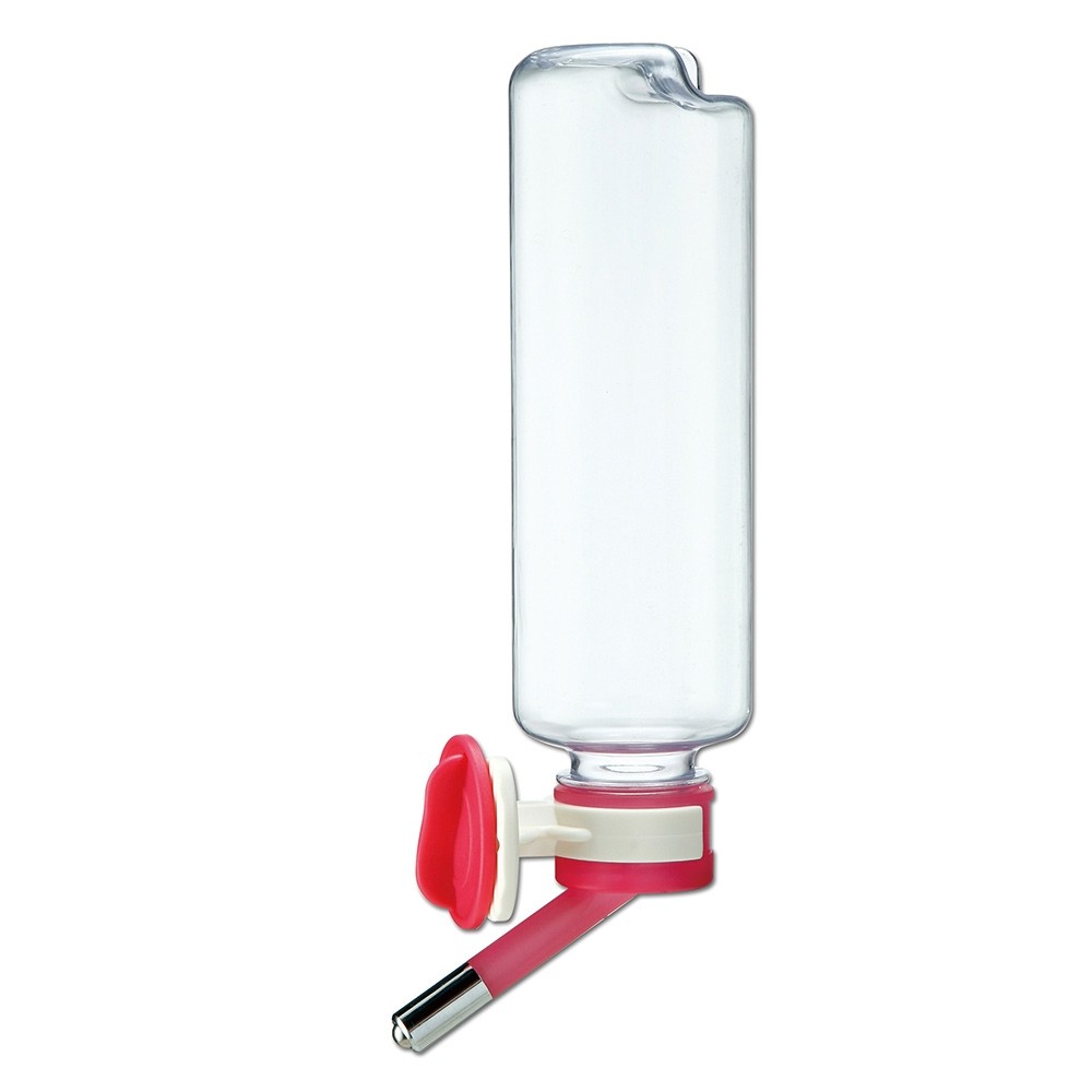 Marukan Water Bottle for Small Animals 300ml, Pink (WB3)