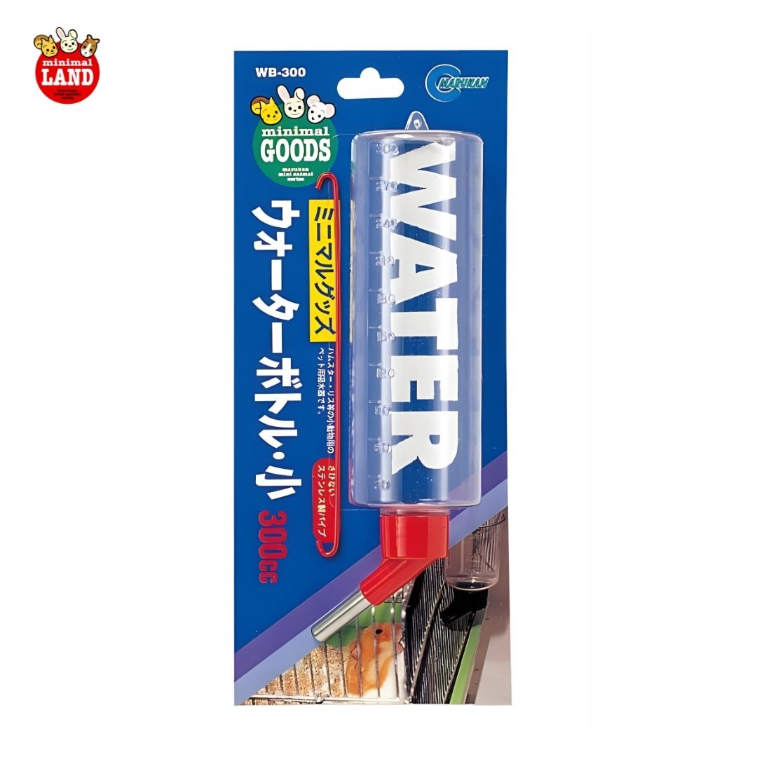 Marukan 3-Way Water Bottle for Small Animals 300ml (WB300)
