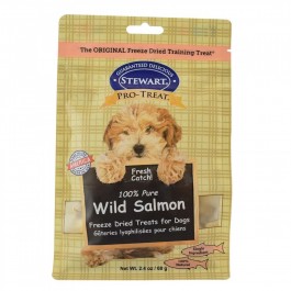 STEWART® PRO-TREAT FREEZE DRIED WILD SALMON POUCH - 2.4 OZ