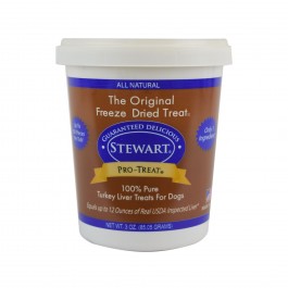 STEWART® PRO-TREAT FREEZE DRIED TURKEY LIVER TUB - 3 OZ [401804]