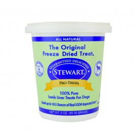STEWART® PRO-TREAT FREEZE DRIED LAMB LIVER TUB - 3 OZ (401824)