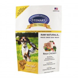 STEWART® RAW NATURAL FREEZE DRIED CHICKEN WITH BERRIES AND FLAXSEED - 4OZ [401953]