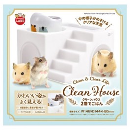 Marukan Clean House with Skylight and Staircase for Hamster (ML388)