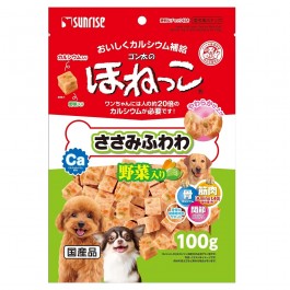Sunrise Super-soft Chicken Fillet with Calcium and Vegs for Dog's 100g (941962)