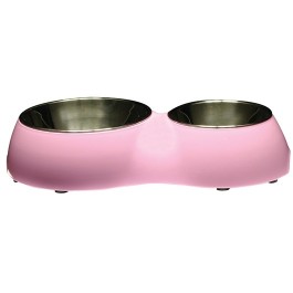 Catit Cat Double Diner Dish - Pink (54520)