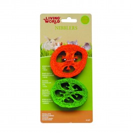 Living World Nibblers Slices Loofah Chews (61479)