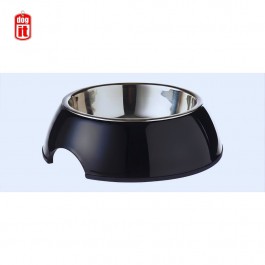 Dogit 2 in 1 Dog Dish, XSmall, Black 160ml (73538)