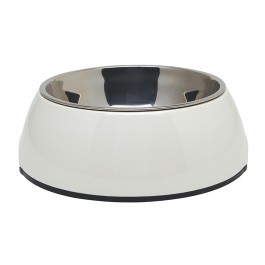 Dogit 2-in-1 Dog Dish-,XSmall, White (160 ml/5.4 fl oz) (73539)