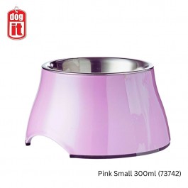 Dogit Elevated Dog Dish, Pink, Small 300ml (73742)