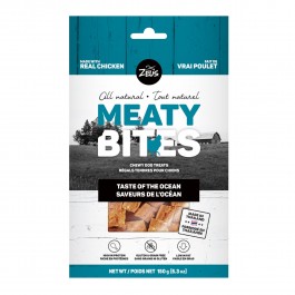 Zeus Meaty Bites Chewy Taste of the Ocean Dog Treats 150g (92731)