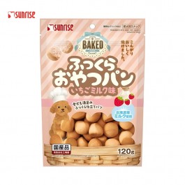 Sunrise Strawberry Milk Taste Mini Squishy Bread for Dogs 120g (948664)