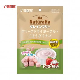 Naturaha Grain-Free Freeze-Dried Yogurt Strawberry for Dogs 10g (948817) NEW