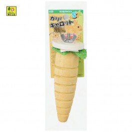 Wild Sanko Carrot Shaped Wood Chew for Small Animals, Small (A08)