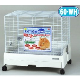 Wild Sanko Easy Home Rabbit Cage  - AVAILABLE IN GLOSS BLACK,CREAM,PINK & WHITE (C54)