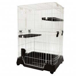 Marukan 3 storeys Kitty Cage 1000 Brown (CT451)