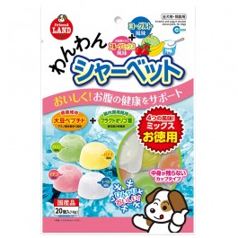 Marukan Fruits Mix and Yogurt Sherbet Bonus Pack for Dogs 16g x 20pc (DA004)