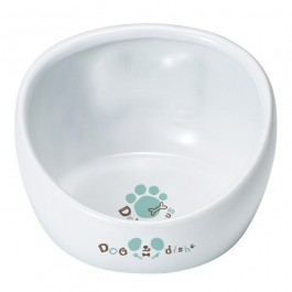 Marukan Bone Shape Ceramic Bowl Small for Dog  (DA325) NEW