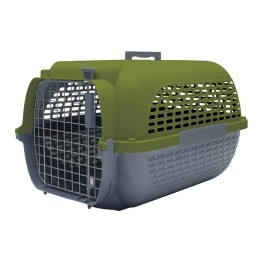 Dogit Voyageur Dog Carrier Khaki, Charcoal, Large (76621)