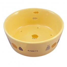 Marukan Round Shape Porcelain Bowl for Small Animals (ES13)