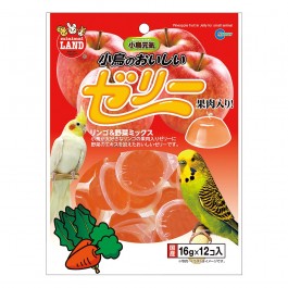 Marukan Apple Vegetables Mix Jelly for Birds 16g (MB312)