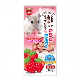 Marukan Strawberry & Milk Flavored Sweets for Hamster 60g (ML370)