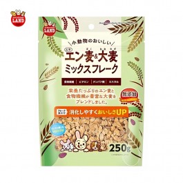 Marukan Tasty Oats Barley Flakes for Small Animals 250g (ML541)
