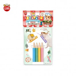 Marukan Chewing Wood Pencil Shape for Hamsters, 4pcs (ML663) NEW