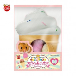 Marukan Carnival Ice Cream Shaped House for Hamsters, Medium (ML727) NEW