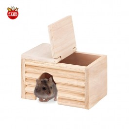 Marukan Natural Wood House for Dwarf Hamsters (MLP16)