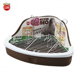 Marukan Rabbit Corner Toilet Neo, Brown (MR984)