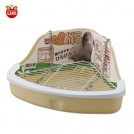 Marukan Rabbit Corner Toilet Neo, Ivory (MR985)