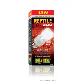 Exo Terra Reptile UVB200 High Output UVB Bulb 13w (PT2340)