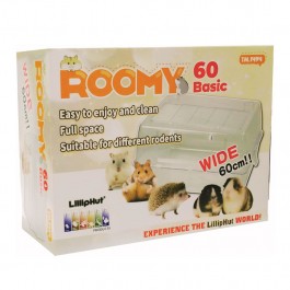 Liliphut Roomy Basic Clear Wide for Small Animals (TM1494)